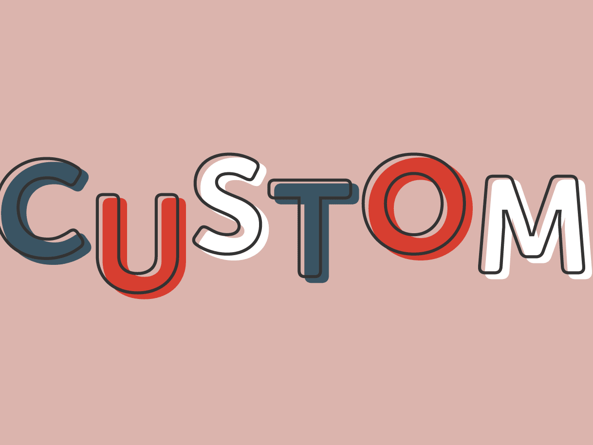 custom typography
