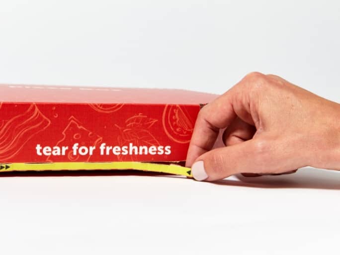 Tear for Freshness packaging
